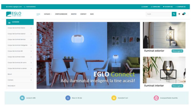 Crearea site-ului de comerț electronic